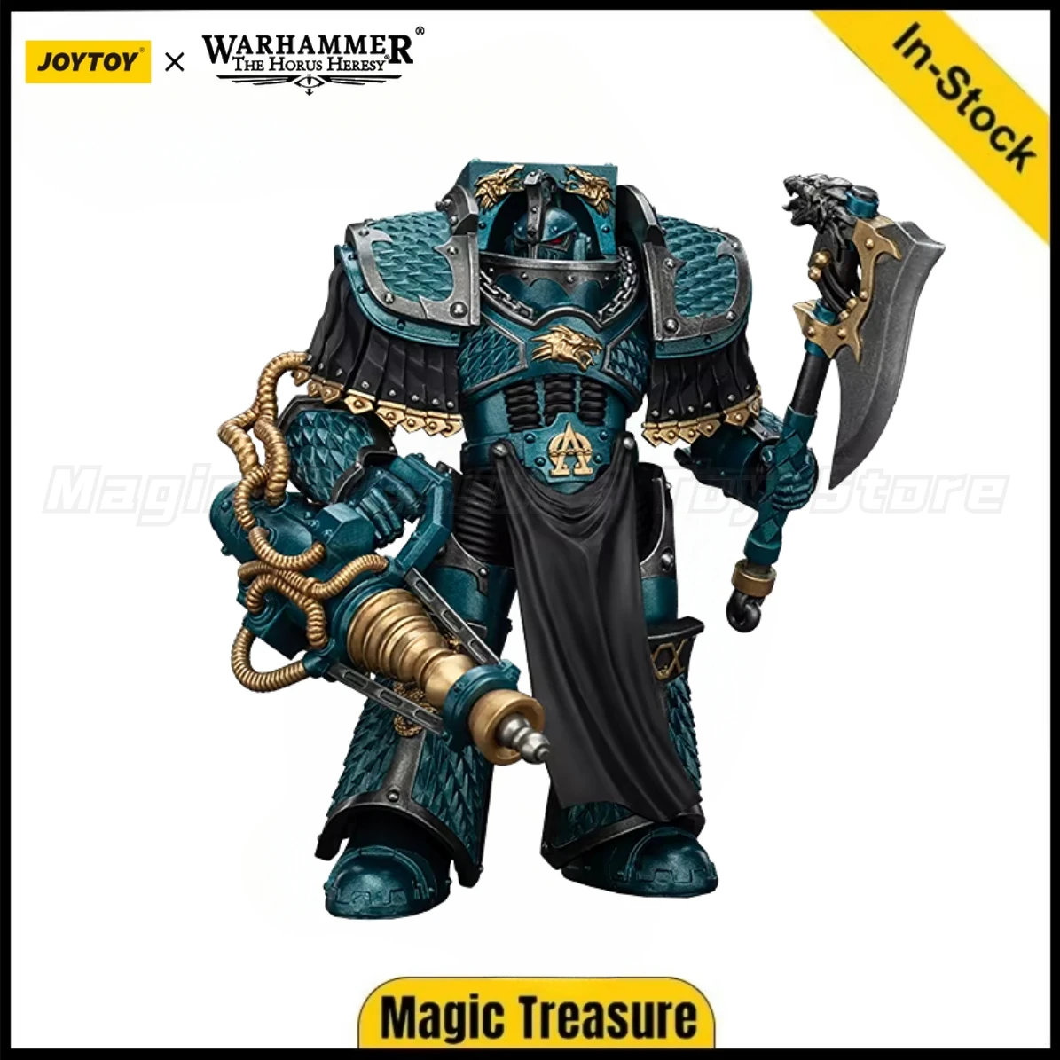 

【В наличии】JOYTOY Warhammer 40K Alpha Legion Lernaean Terminator с преобразованием Beam Cannon Модель игрушки 1/18 Фигурка