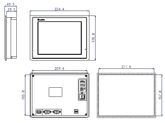 TH865-MT для Xinje 8-дюймовый сенсорный экран/релейный выход оператора HMI PLC HMI Интегрированная сенсорная панель XINJE сенсорный экран В НАЛИЧИИ