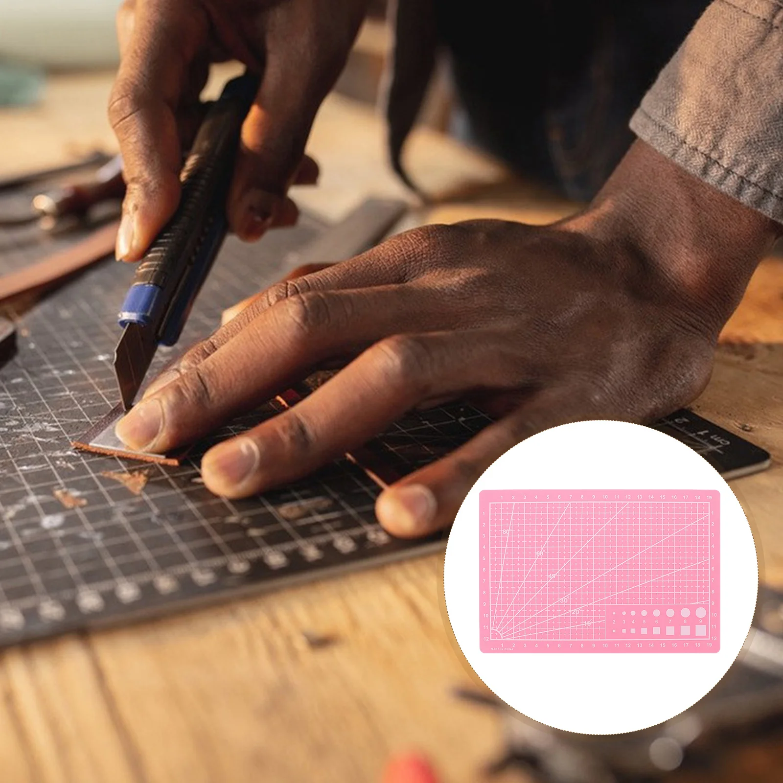 2 قطعة A5 على الوجهين قطع حصيرة الدقة الذاتي شفاء الحرفية مجلس PVC للخياطة DIY بها بنفسك سكرابوكينغ قياس الشبكة #5