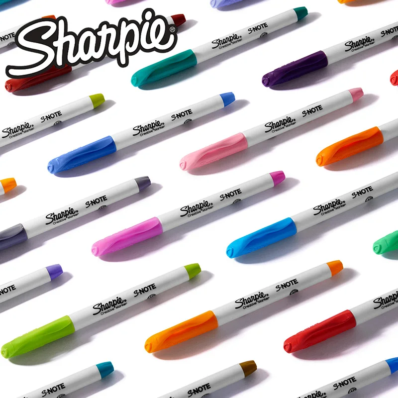 4/12/20 Color Set Sharpie Markers Oily Waterproof Quick-Dry DIY Coloring Paint Markers Drawing Graffiti Stationery Art Supplies