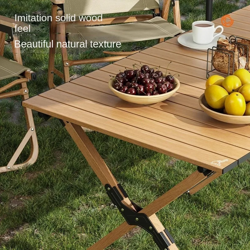 Outdoor Picnic Folding Table And Chairs Egg Roll Table Portable Picnic Table And Chairs Stall Table Camping Barbecue Long Table