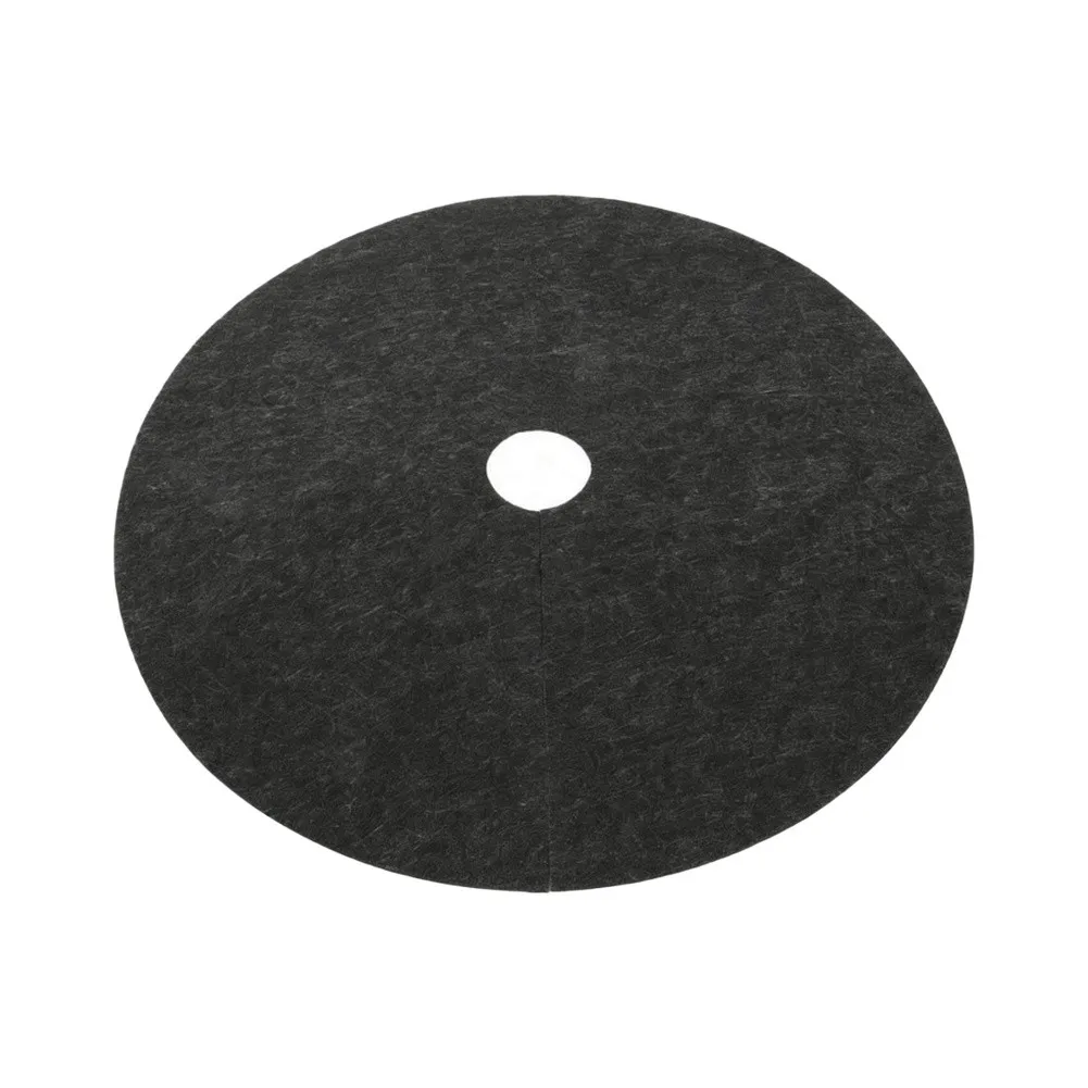 30Pcs Black Rubber Mulch Tree Ring Mat Barrier For Orchard Fruit Tree Garden Yard Frost Protection And Nutrient Management
