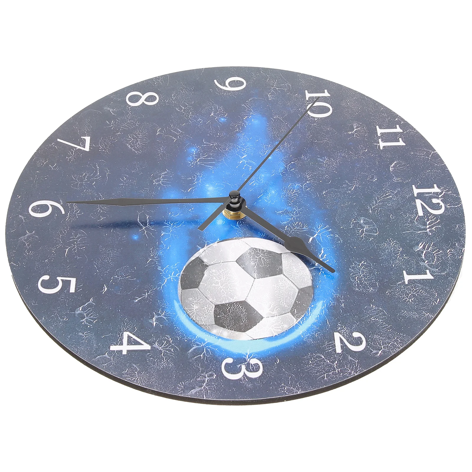 

Football Wall Clock 25cm Silent Sports Decorative Kitchen Living Room Hanging Clock without s Home Office