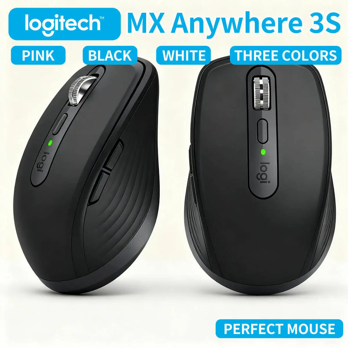 

Logitech MX Anywhere 3S – 8K DPI, MagSpeed Scroll, 70-Day Battery, Non-Slip Grip for All Hand Sizes