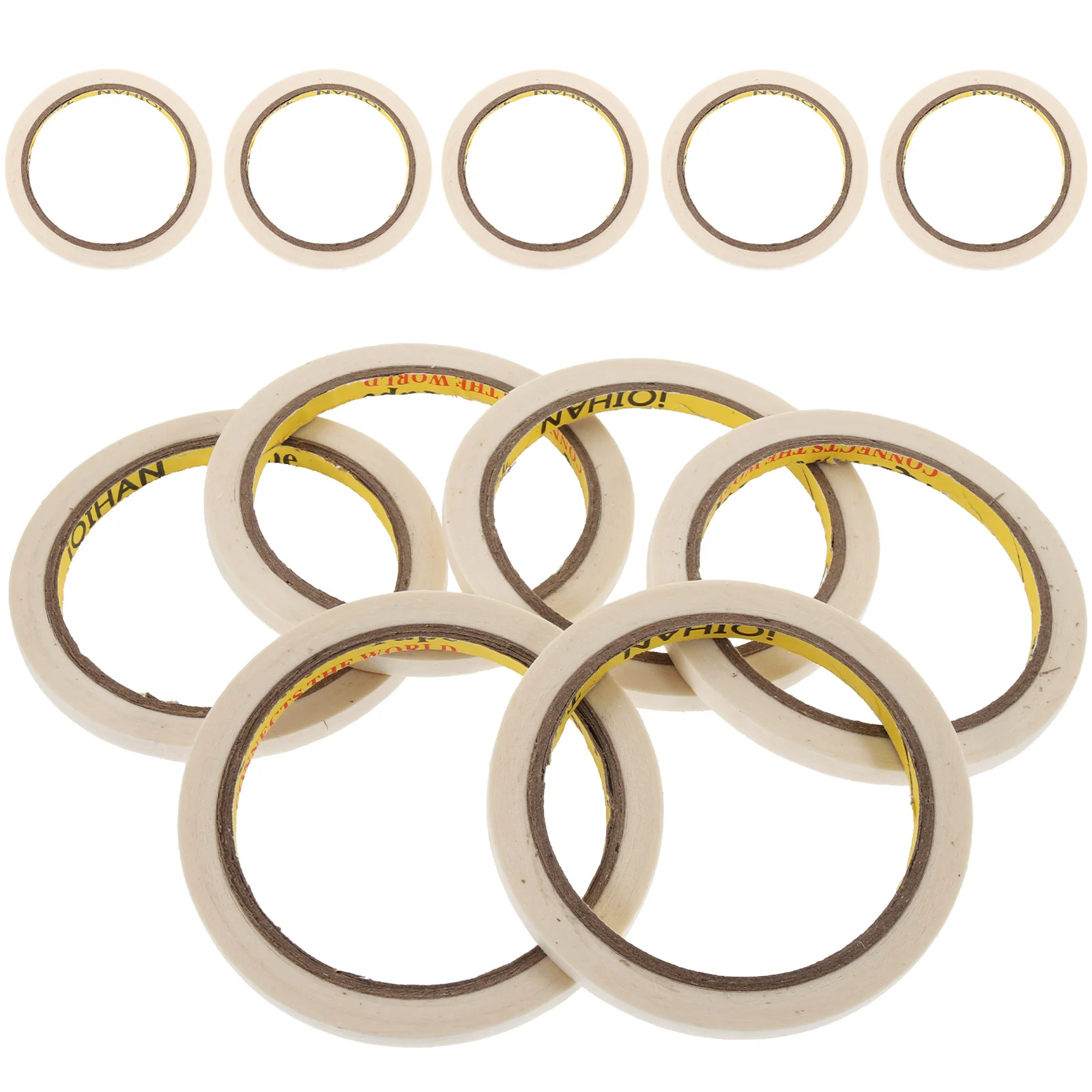 20 قطعة 20 لفات شريطٌ لاصق للرسم لتقوم بها بنفسك ورق الحرف الفنان أشرطة وضع العلامات دائم لاصق قوي للخشب جدار الطابق الزجاج