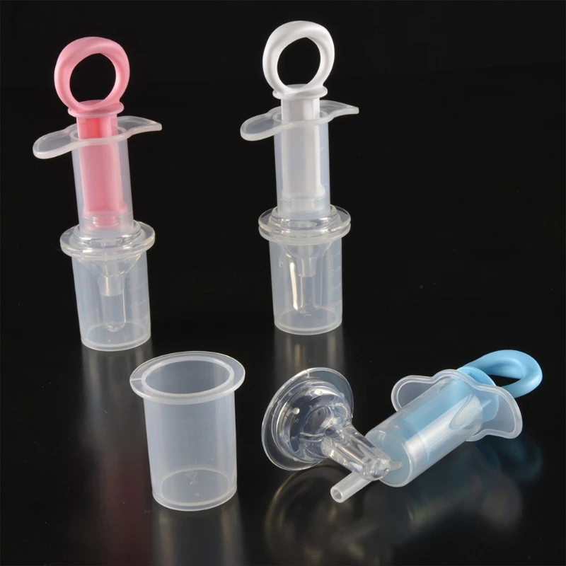 1pc Needle Type Safety Baby Drug Feeder Squeeze Nipple Medicine Liquid Dispenser Dropper Baby Food Milk Feeding Device