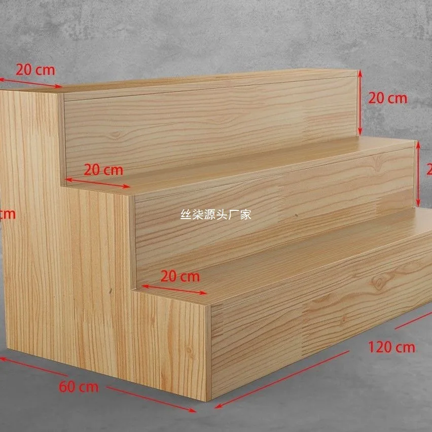 Trapezoidal shelves, stepped shoe racks, stepped cabinets, flowers, cosmetics booths, gift display racks, and multi-layer shelve