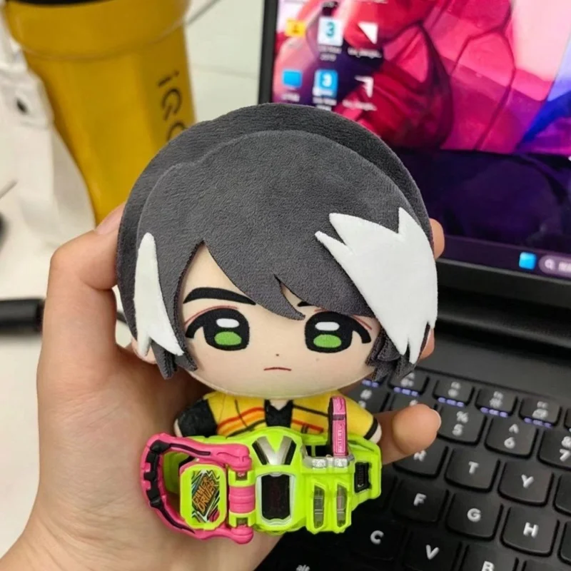 Stuffed 10cm Fumo Kamen Rider Q Style Ex-Aid Soft Doll Plush Toy for Kids Fans Cosplay Birthday Holiday Gifts XMAS Room Collect