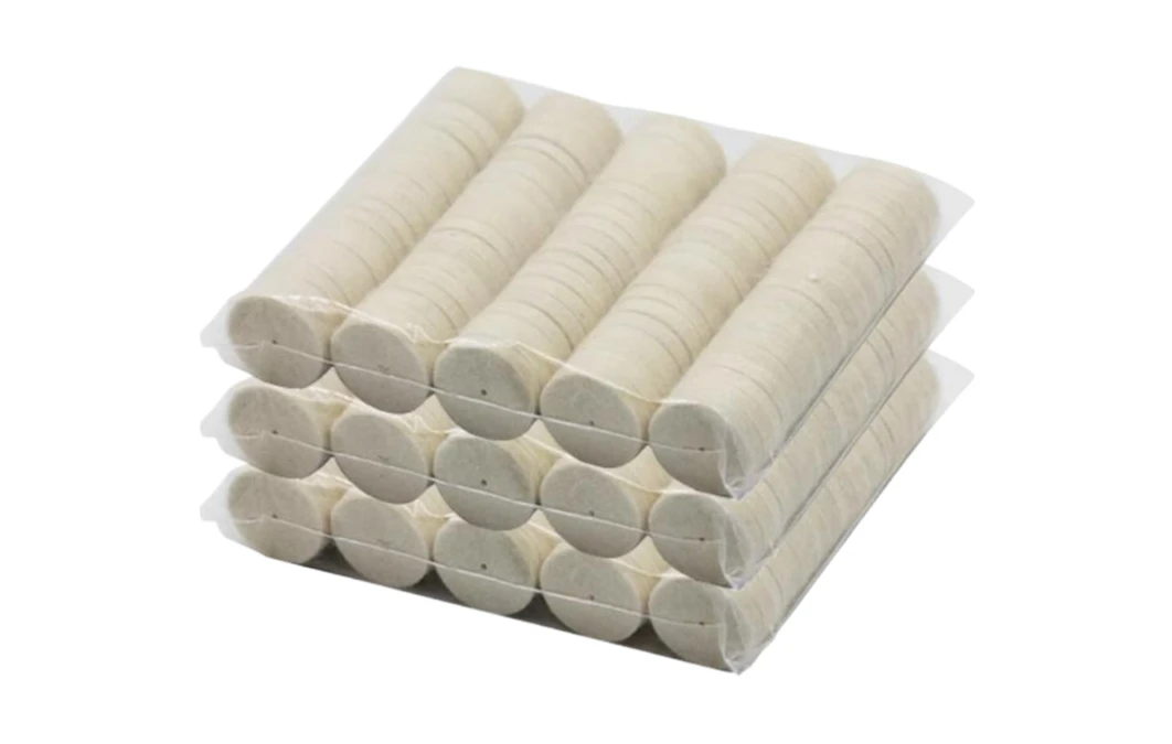 3×100Pcs/Bag Dental Lab Felt Cotton Polishing Wheel White Color Polishing Materials