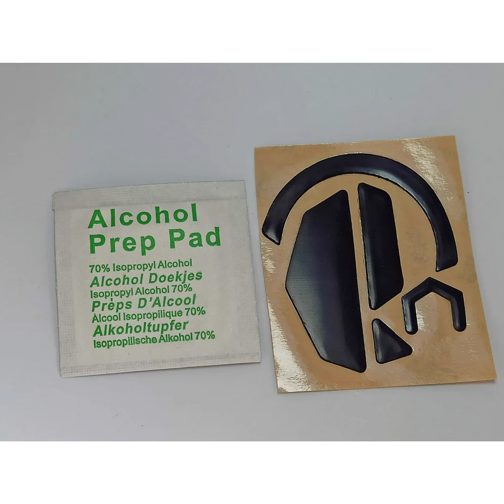 Ensemble d'autocollants pour souris Lightmagazines ed G502, tapis de pieds anti-brûlure, accessoires pour souris