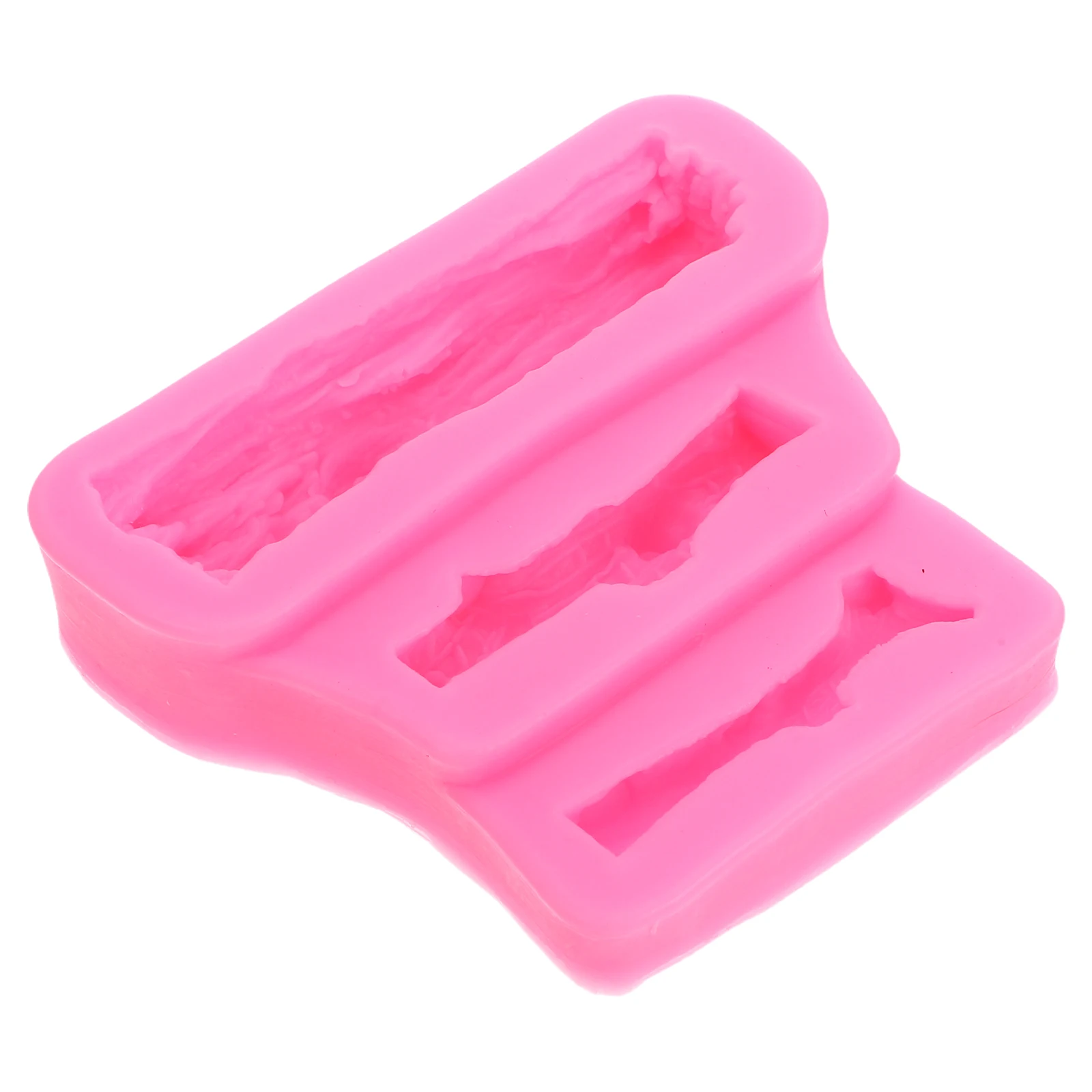 

Tree Stump Silicone Mold Pink Food Grade Baking Molds Cake Decorating Supplies Versatile Design Chocolate Pudding Clay