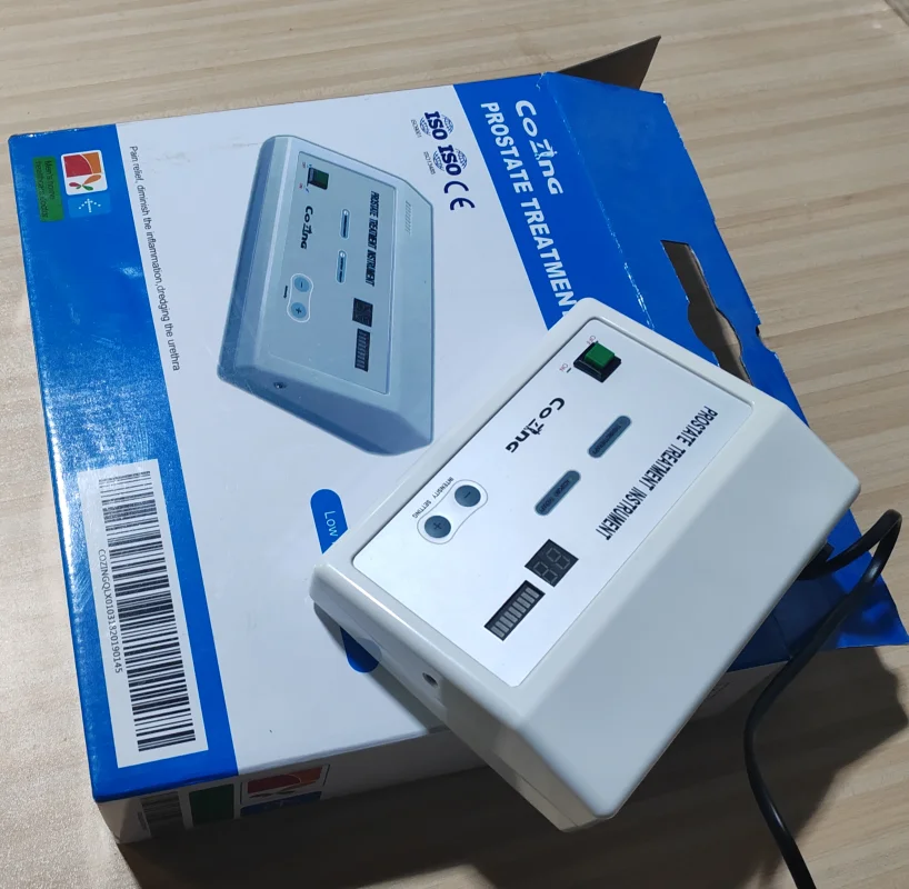 

Low Voltage Prostate Massager with Belt & Electrodes for Urination Problems, Prostatitis and Pelvic Pain Relief Therapy