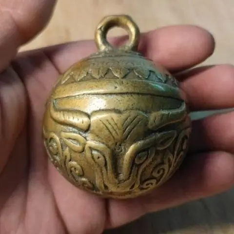 

Подвеска-колокольчик в виде головы животного, статуэтка, скульптура, украшение для дома