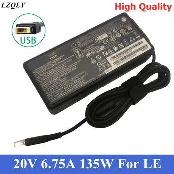 135W USB C 20V 6.75A 노트북 AC 어댑터 충전기 레노버 IdeaPad Y50 ADL135NDC3A 36200605 45N0361 45N0501 Y50-70-40 T440P T540p 