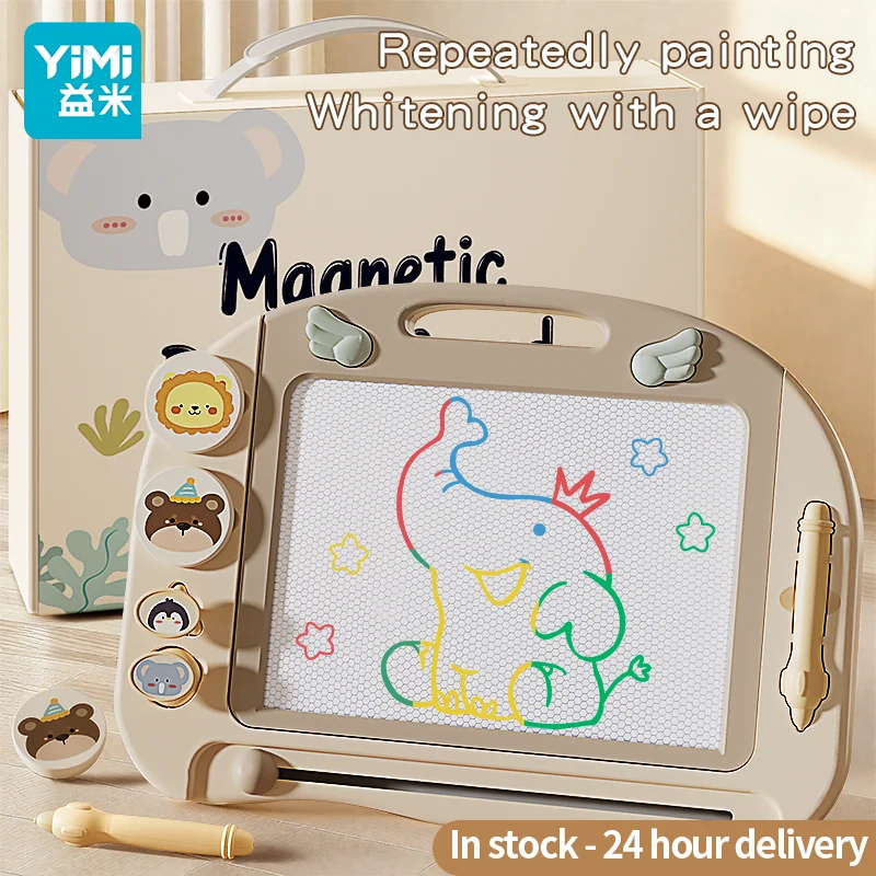 YIMI Kids Magnetische Tekentafel Schrijfbord Magnetische Tekentafel Voor Kinderen Mahinan Budak Perempuan Lelaki Educatief Speelgoed La