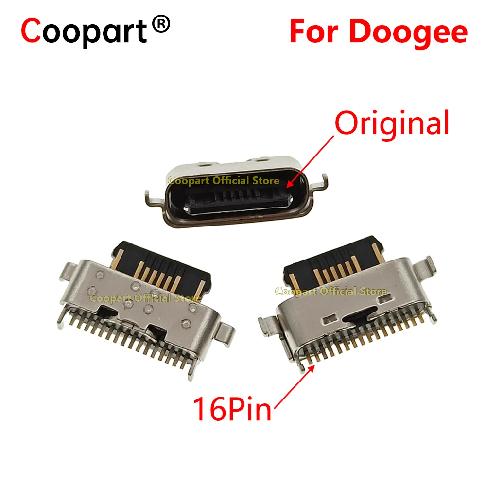 2-100Pcs USB Charger Charging Dock Port Connector For Doogee S86 S86Pro N40 Pro N40Pro V10 N4 Socket Jack Contact Type C Plug