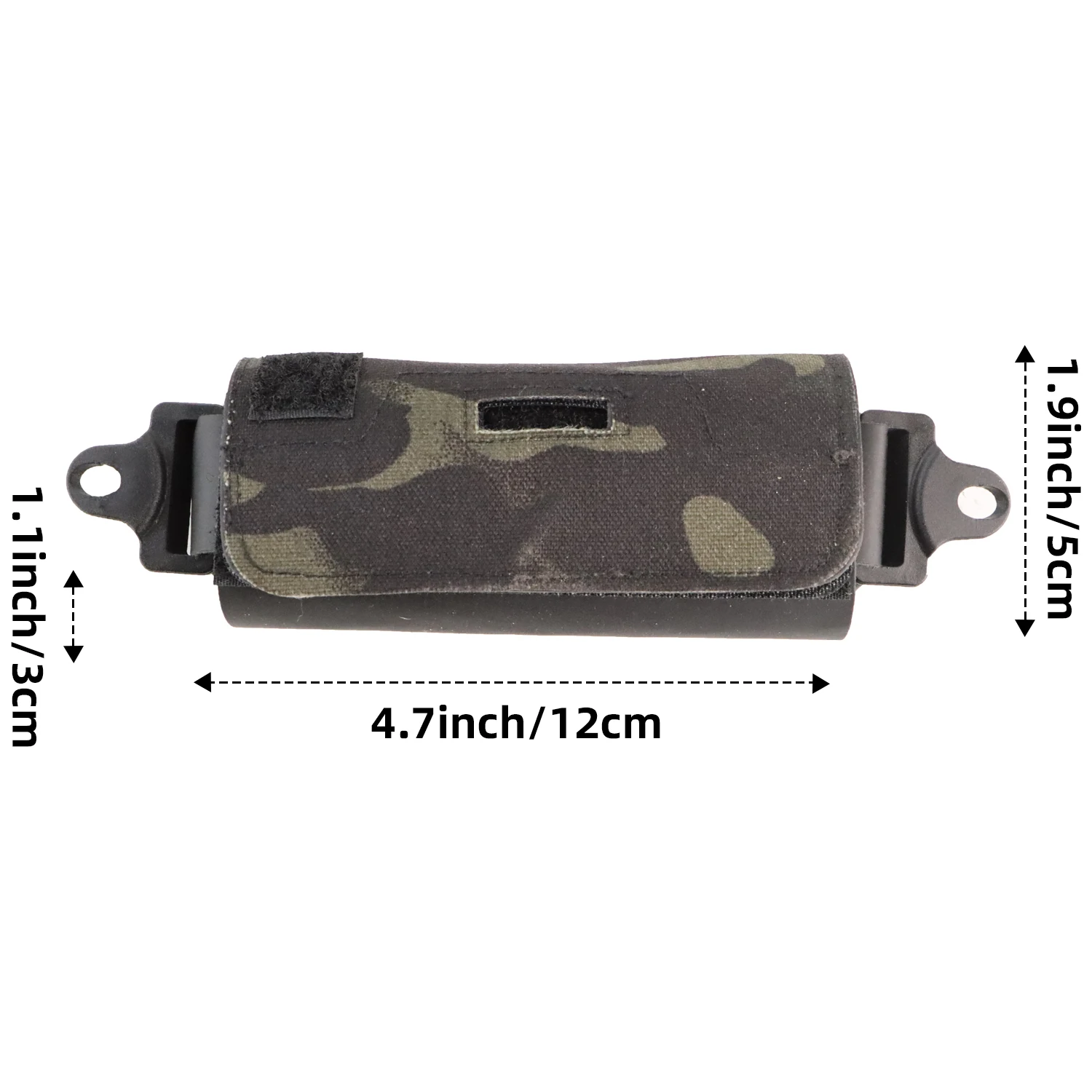 BOOIU Tactical Helmet Balancing Weight Bag Counterbalance with Five Counter Accessory Pouch for OPS Fast BJ PJ MH