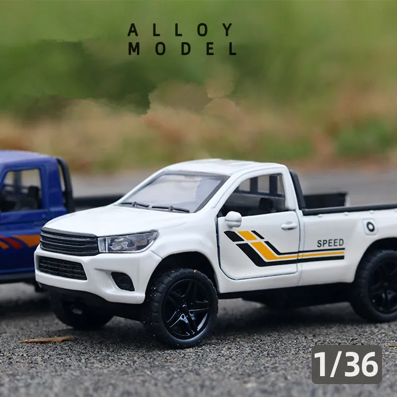 

1:36 модель пикапа из сплава с откатным механизмом, качественные игрушки для внедорожников, имитация детских игрушек, оптовая продажа