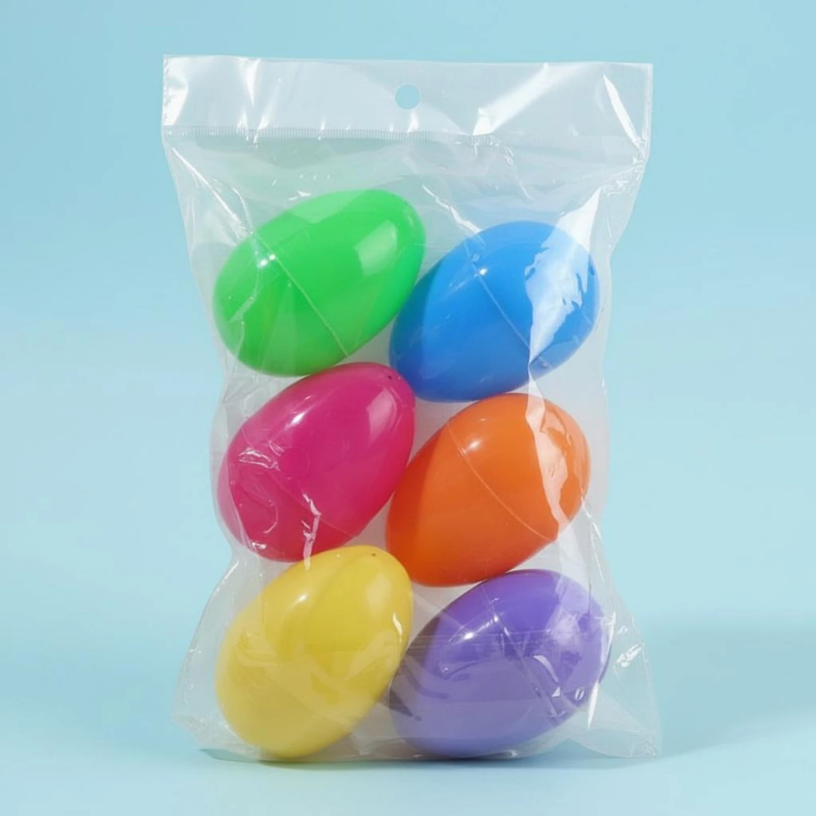 24 Peças de Cápsulas Festivas DIY Reutilizáveis de Plástico para Páscoa, Decoração de Feriado com Design de Duas Peças e Cores Vibrantes