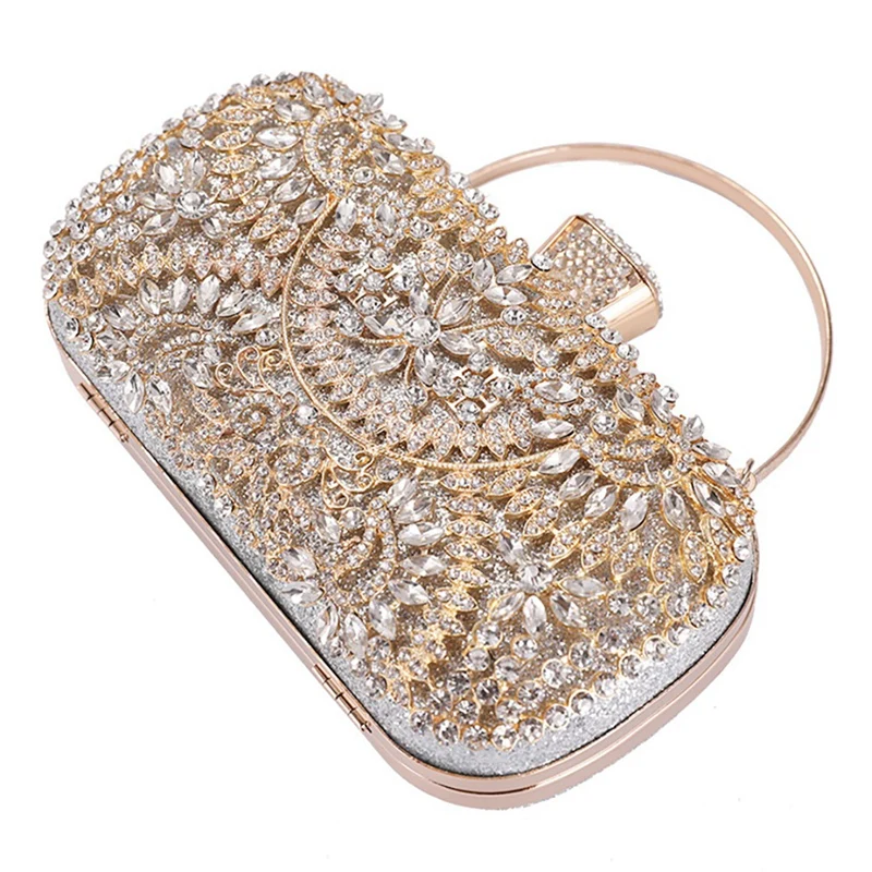 Women's Evening Clutch Bag For Wedding Clutch Purse Chain Shoulder Bag Small Party Handbag With Handle