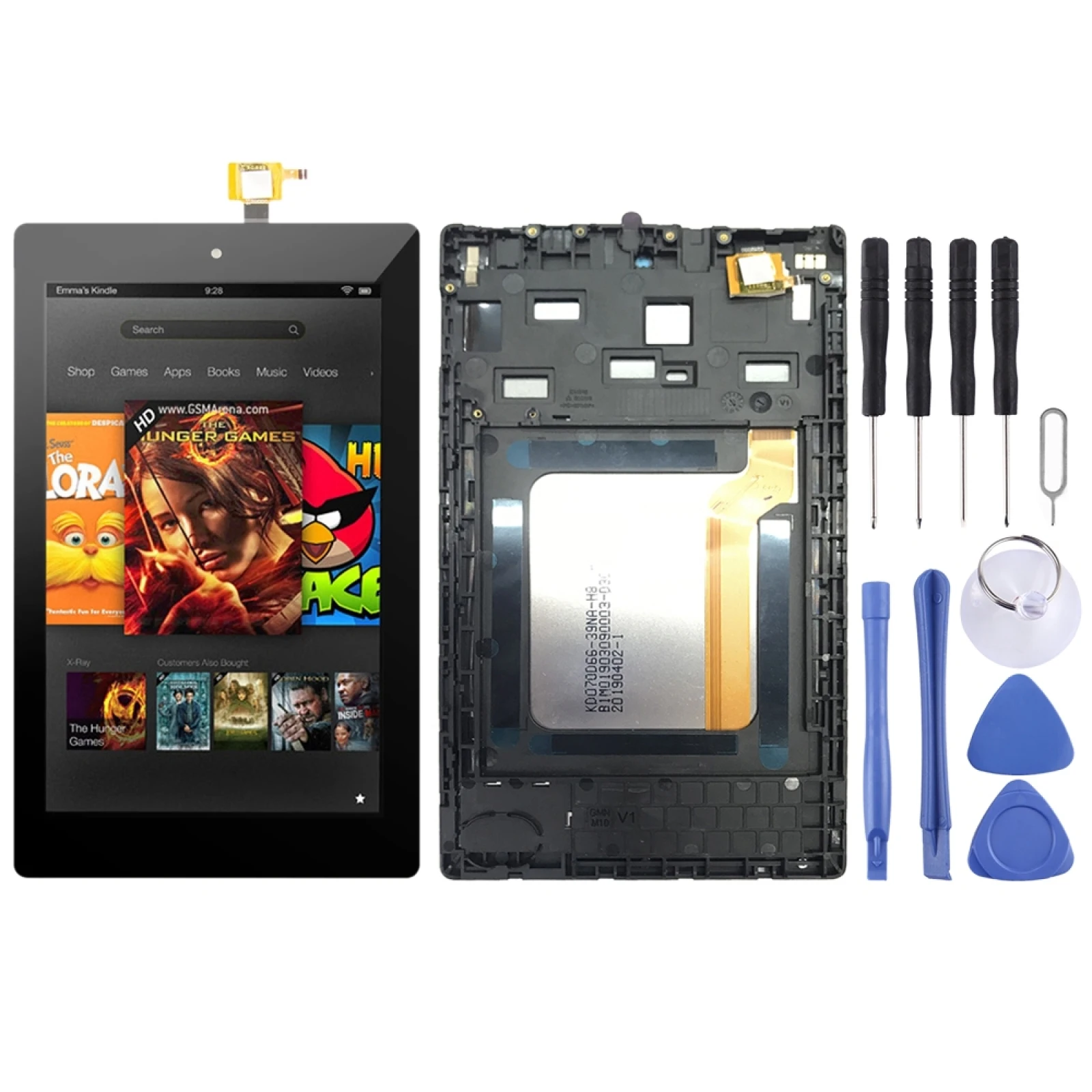 

OEM LCD Screen for Amazon Kindle Fire HD 7 2017 SR043KL Digitizer Full Assembly with Frame