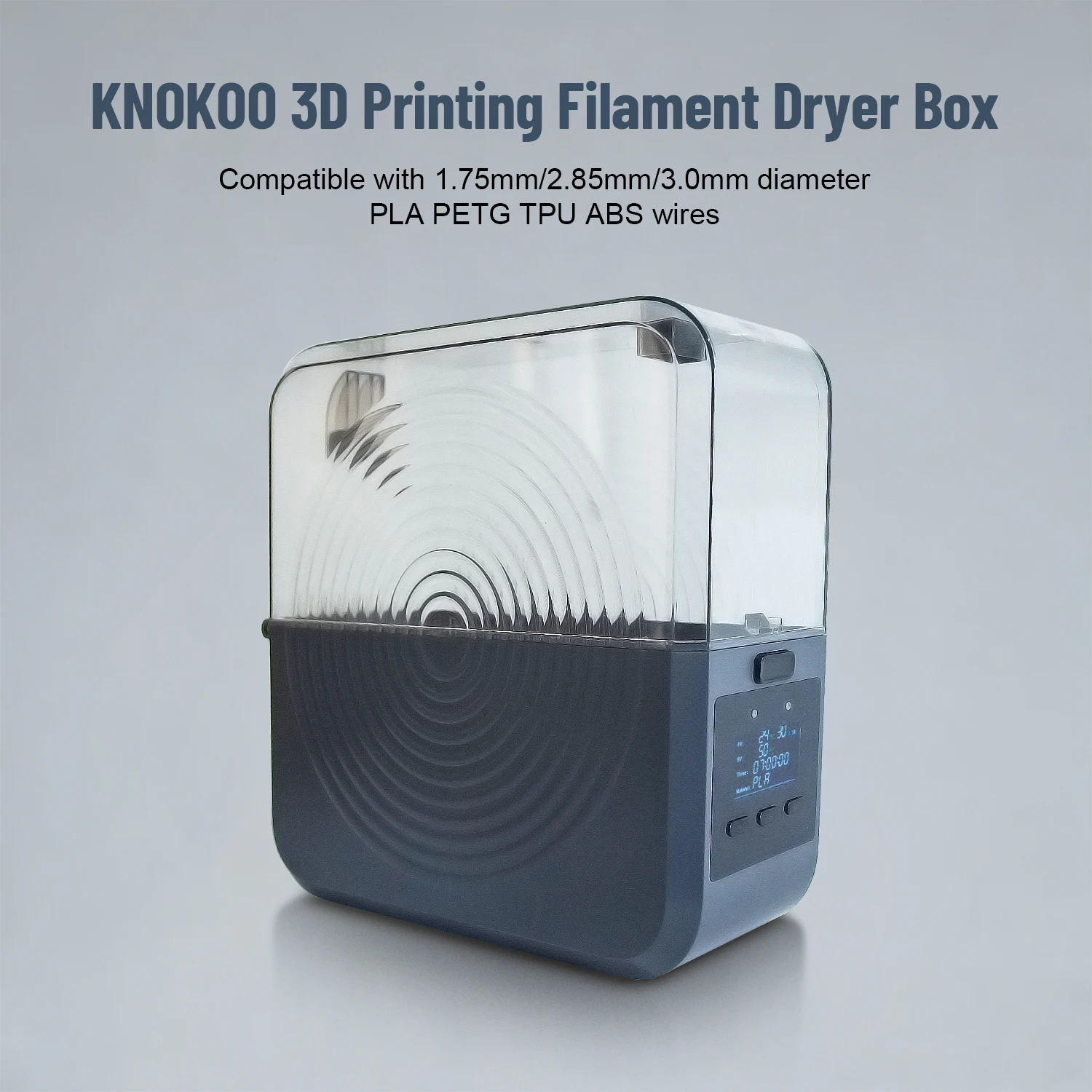 New Intelligent 3D Printer ABS Filament Dryer Box with Dustproof Preservation Case 1 Year Warranty Filament Detection