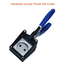 Handheld Manual Circular Punch Die Cutter Cutting Diameter Size 25mm 30mm 35mm 40mm 44mm Photo Paper Round Punching Machine