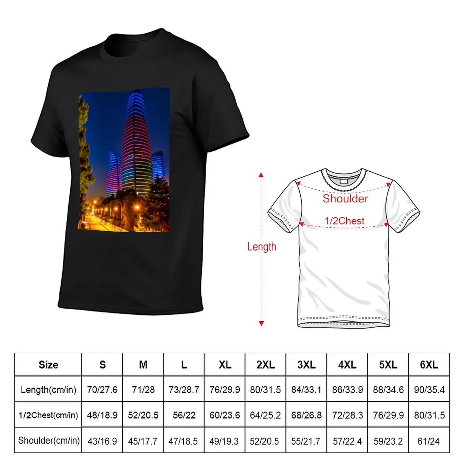 Flame Towers form Martyrs’ Lane, T-Shirt cheap stuff man clothes mens t shirt