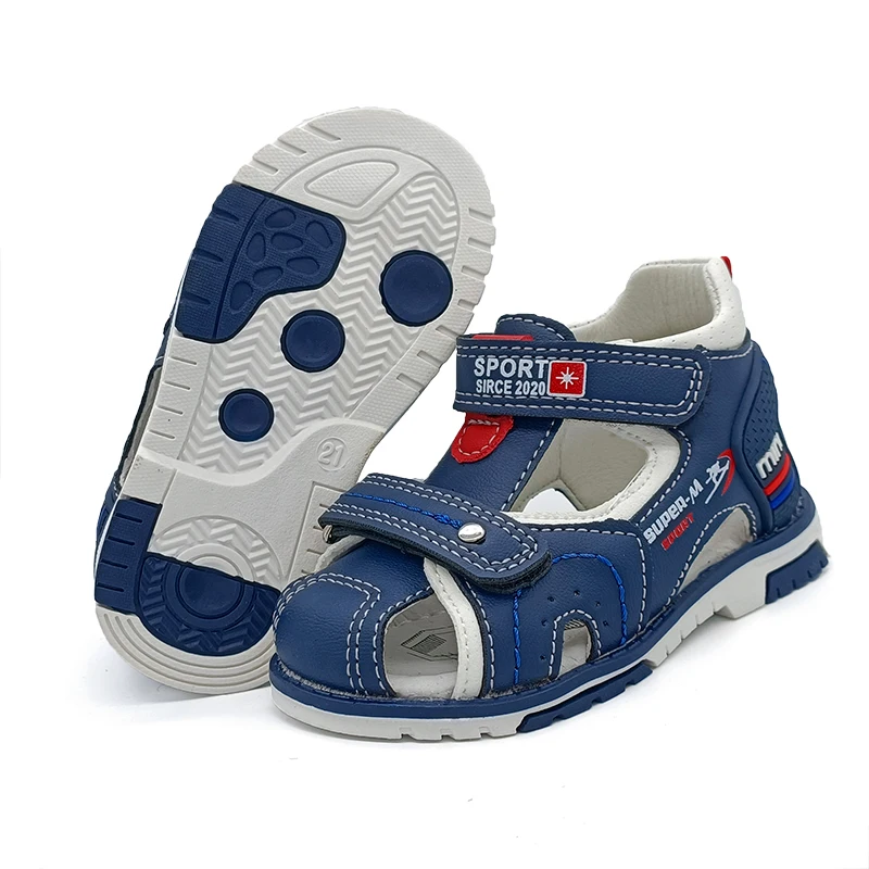 New Orthopedic summer Children Sandals Back Hard Boy shoes+inner 13.5-19.5cm, soft outsole Shoes, Kid/Baby shoes