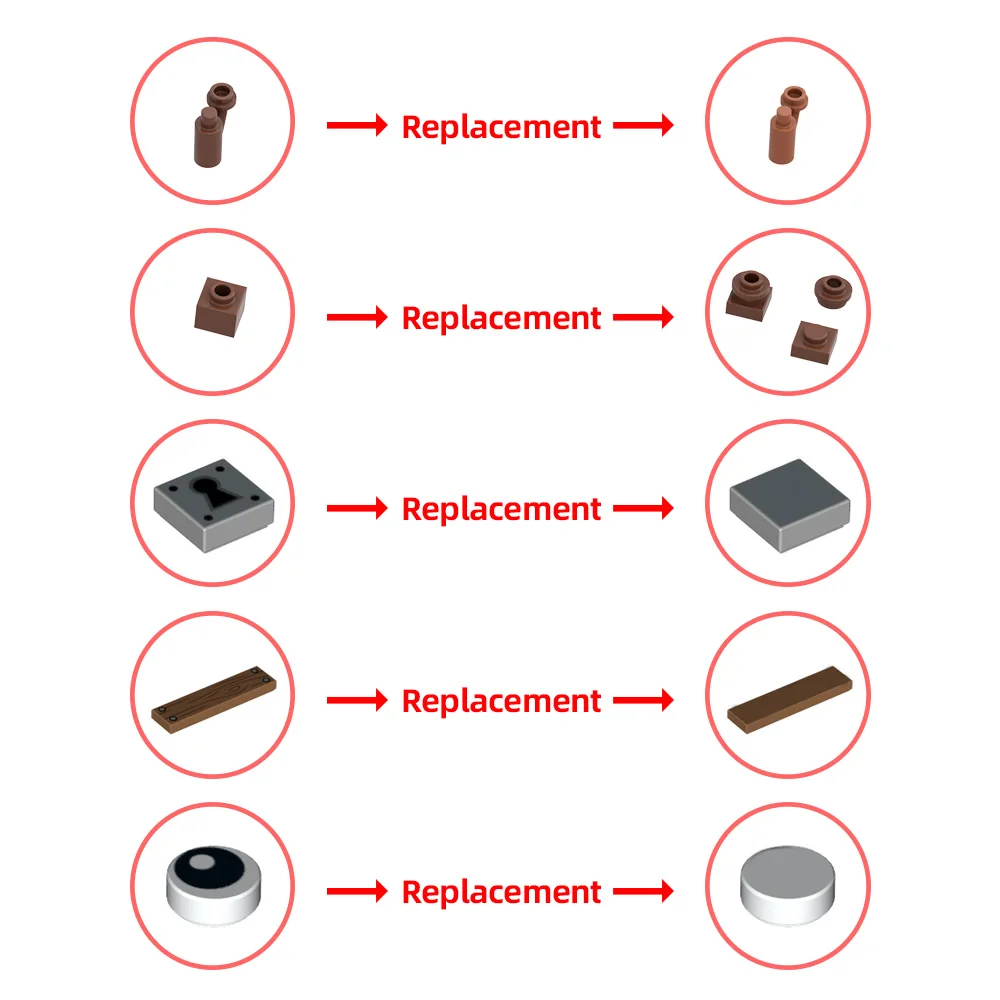 MOC Monsters Haunted Mansion Building Blocks Horror Lovers Creepy Gothic Castle Model Brick Toy for Adults