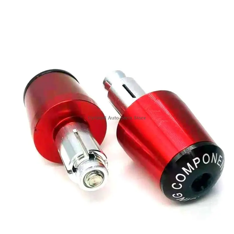 Picture 6: Pair Motorcycle Handlebar End Plugs Enhanced Grip Control Universal High Strength Motorcycle Handlebar Accessories