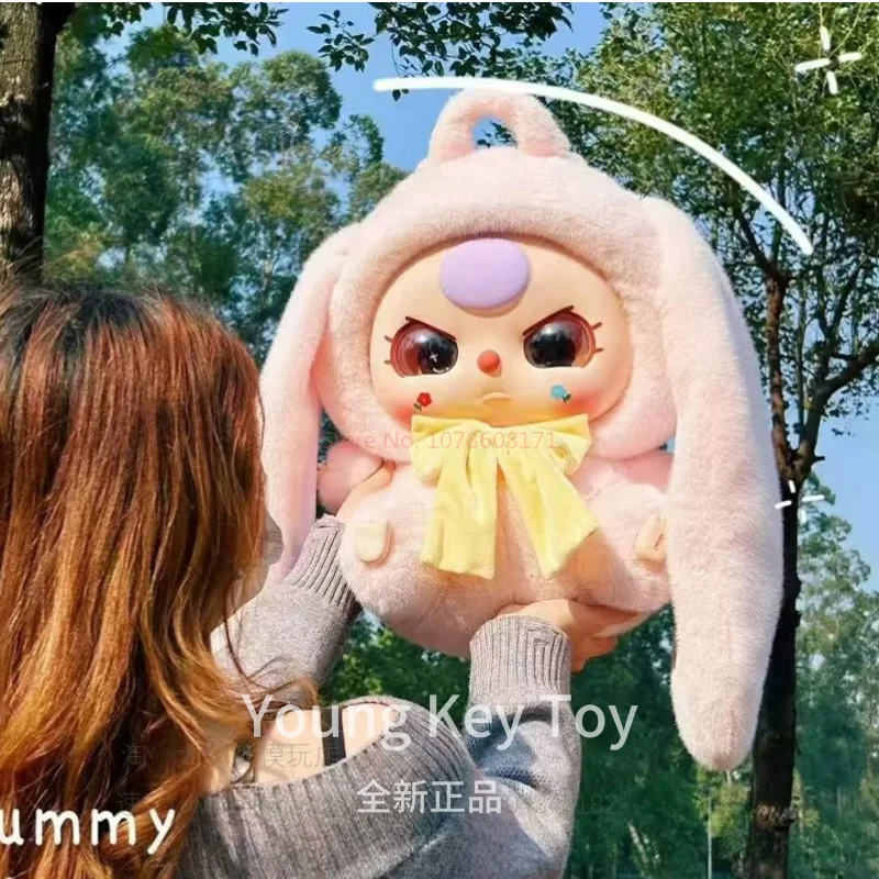 Baby Three Rabbit School Bag Rabbit Bag Big Baby Blind Box Kawaii Toy School Bag Two-Dimensional Backpack Vinyl Doll