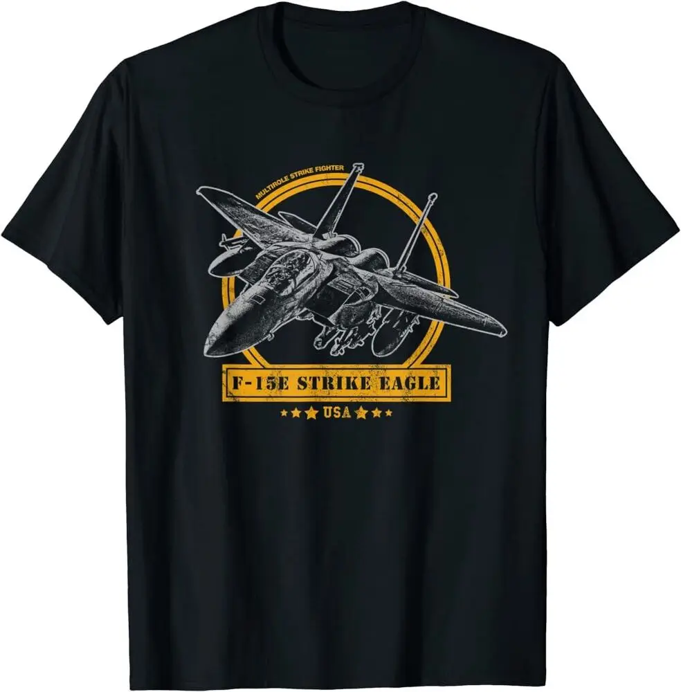 New Limited F-15E Strike Eagle Fighter Aircraft Pilot Gift Premium T-ShirtAnime Pattern Clothing Y2K Summer