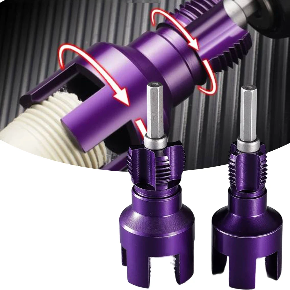 

Water Pipe Internal Thread Opener Tool for For Pvc Plastic Pipes Suitable for 4 Points and 6 Points Sizes Alloy Steel Material