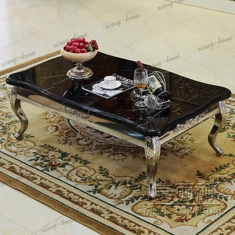 Best Sellers European Postmodern Neoclassical Marble Coffee Table, European Coffee Table