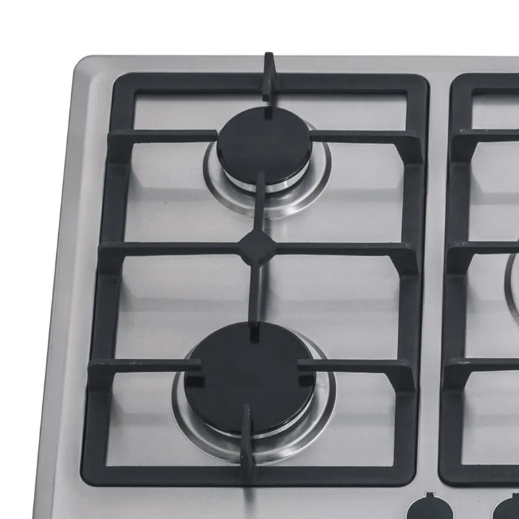 Embedded Gas Stove Five Stove Kitchen Multi Eye High Power Energy Saving Stainless Steel Black Household Electric Ignition