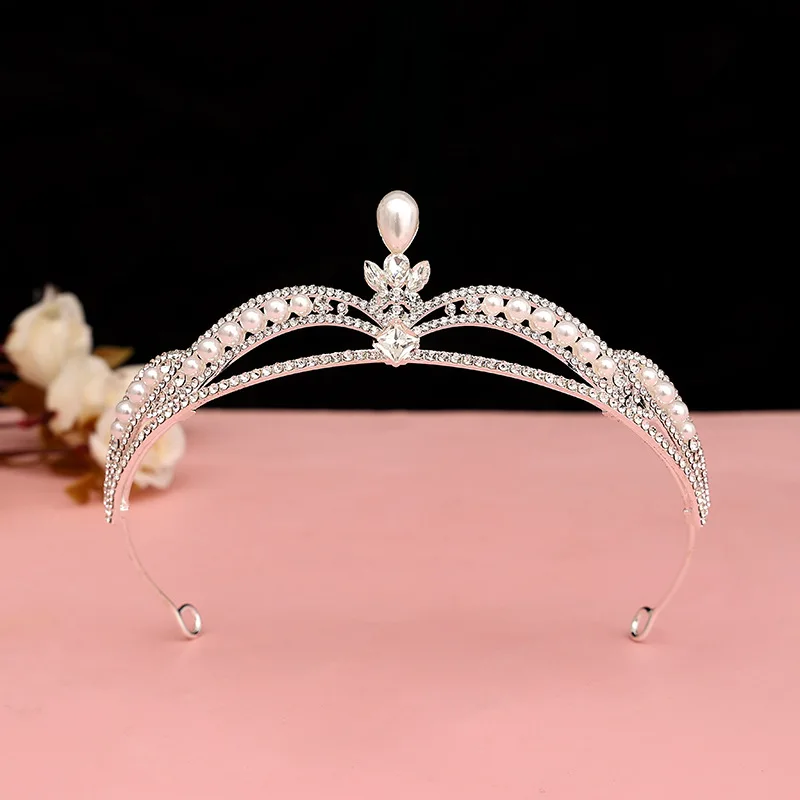 

Super fairy wedding party proposal rhinestone wedding crown tiara little girl graduation luxury birthday Sen fairy beauty