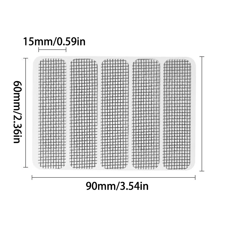 Window Screen Repair Sticker, Window Net, Anti-Mosquito, Malha, Porta, Mosquito Netting Patch, Reparação Broken Hole Screen Net, 5 Pcs, 10 Pcs, 20Pcs