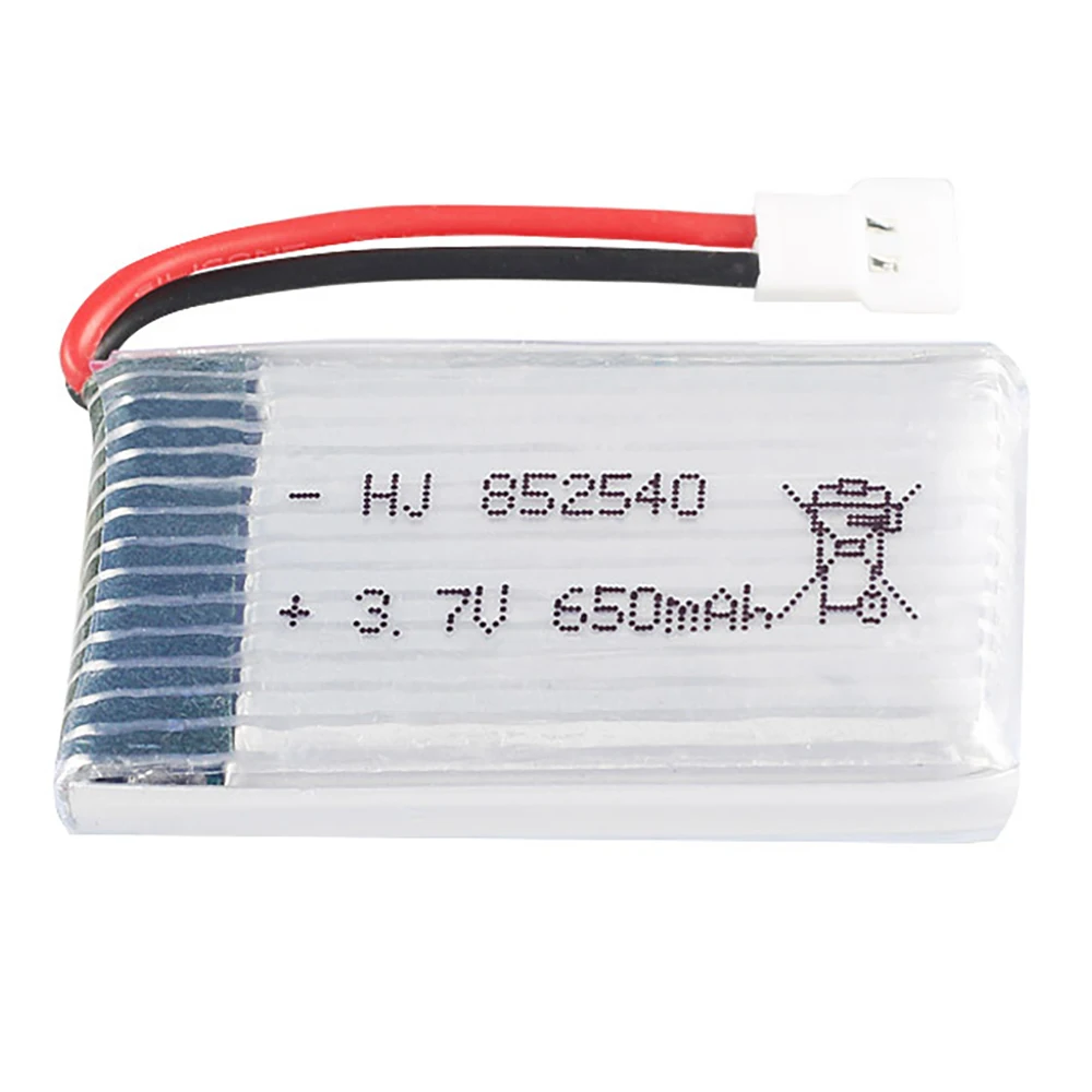 Batteria Lipo 3.7V 650mAh 852540 e caricabatterie Usb 5 in 2 per parti di droni SYMA X5C X5C-1 X5 H5C X5SW X6SW H9D H5C RC set di batterie