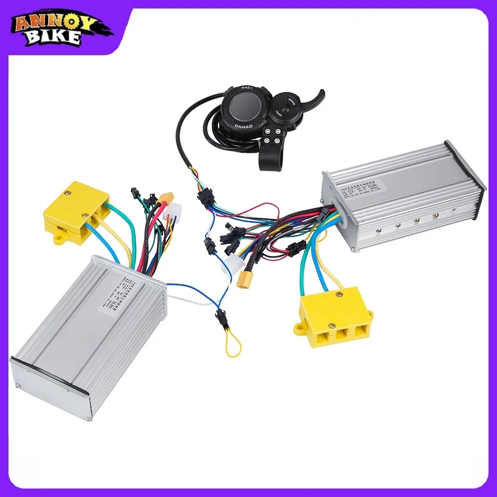 

48 В 60 В 72 В 30A 45A 50A Контроллер ЖК-дисплей Daul Drive Controller Set для 1500 Вт-3500 Вт Контроллер электрического велосипеда Набор скутеров