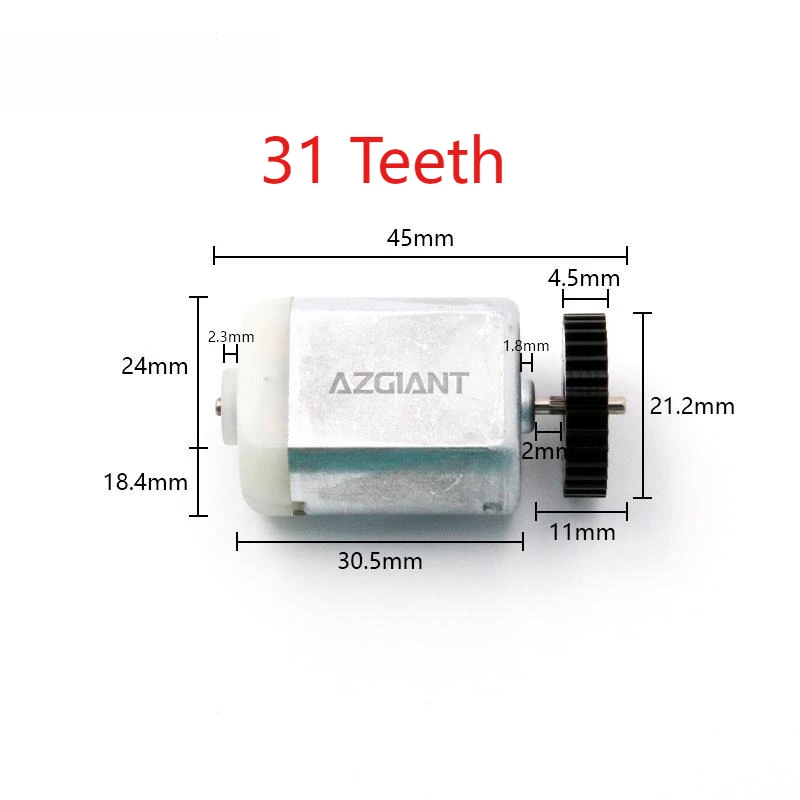 31 teeth AZGIANT Car door lock motor for VW Phaeton/Touareg I MK1 Front/Rear Door Lock Latch Actuator Left/Right DC12V