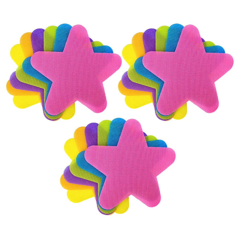 

40pcs Carpet Spot Markers Star Shape Classroom Floor Preschool Flexible Seating Gym Agility Training Nylon