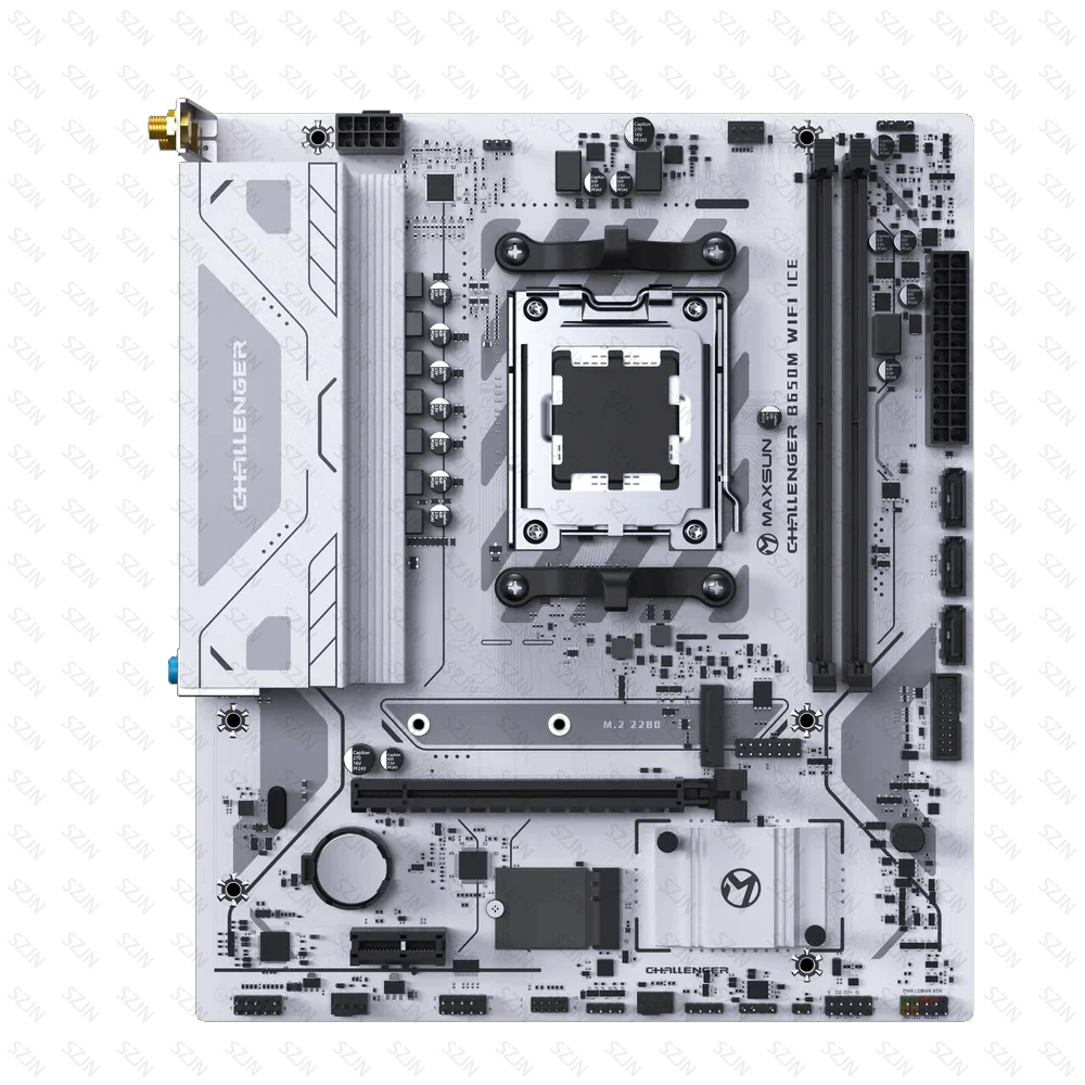 Maxsun B650 Motherboard MS-Challenger B650M WIFI ICE Support Ryzen