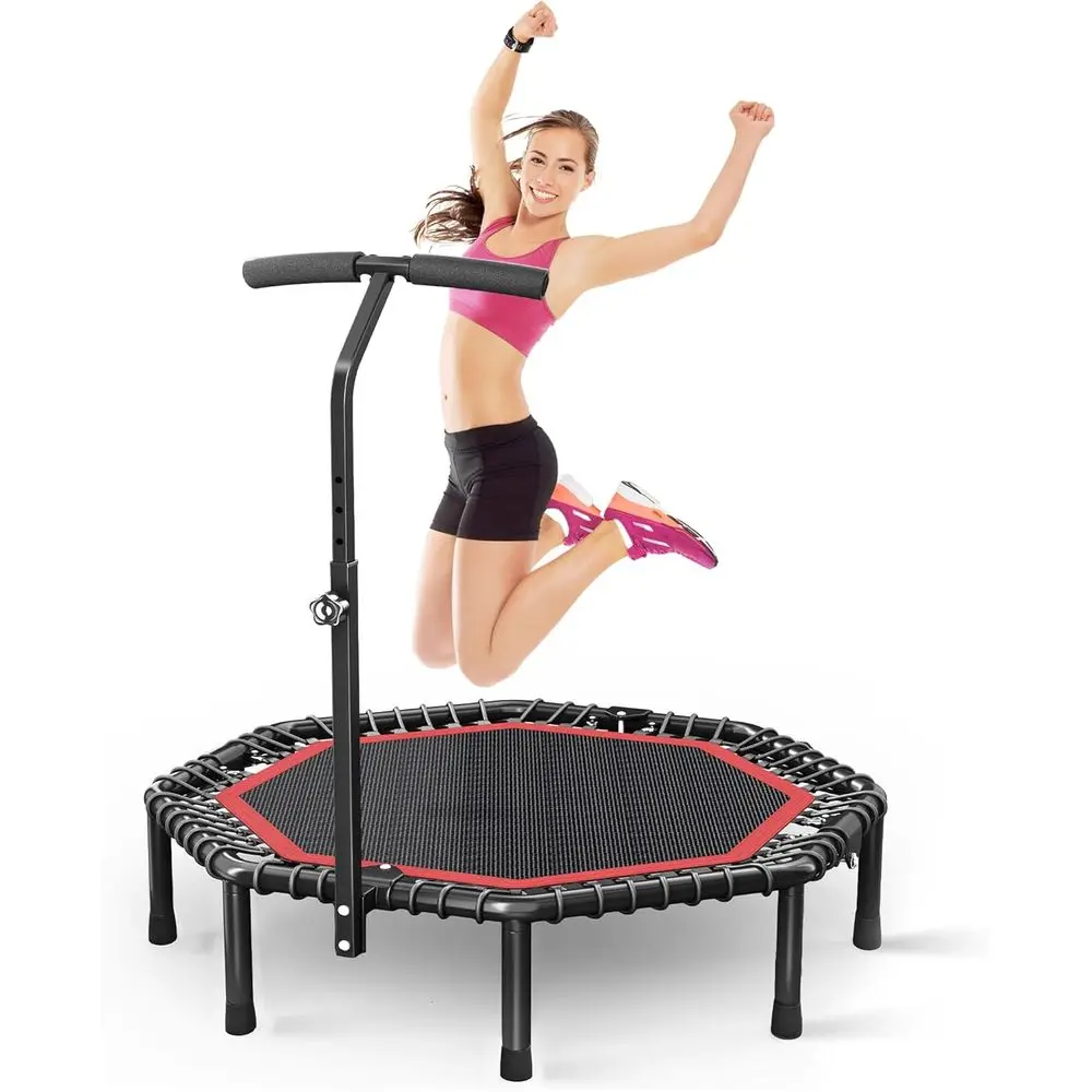 

50-дюймовый восьмиугольный эспандер (реклайнер) для взрослых, эспандер с бесшумными резиновыми лентами, регулируемая Т-образная ручка, тренажер-эспандер