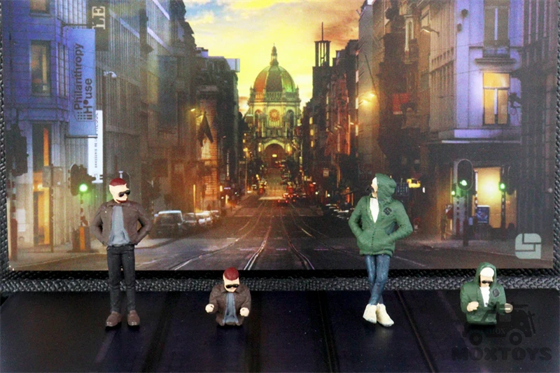 

Scalite 1:64 Набор фигурок Apex 4 в 1: Мужчина в солнцезащитных очках