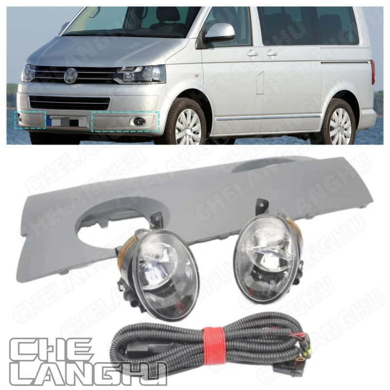 Do VW Transporter Multivan Caravelle T5 T6 2010 2011 2012 2013 2014 2015 Przednie Halogenowe Światło Przeciwmgielne / Przewód / Osłona Lampy Przeciwmgielnej / Kratka