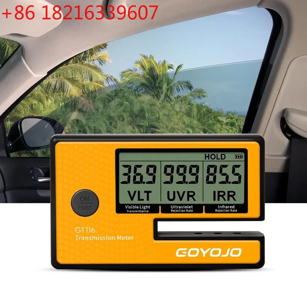 YAO Labs Tint Meter Digital Tint Solar Film Car Transmission Meter 3-in-1 Solar Film Meter VLT UV IR Rejection Tester Dropship L