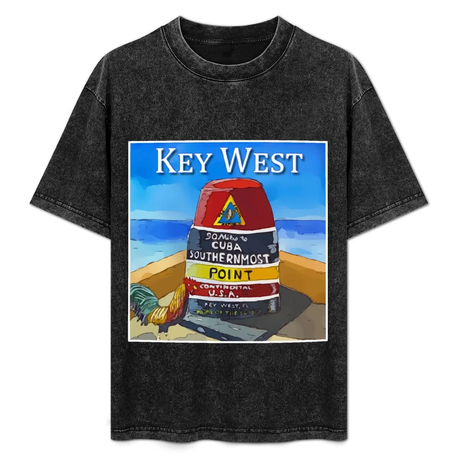 Key West Vibes! T-Shirt custom shirt plain tshirts for men