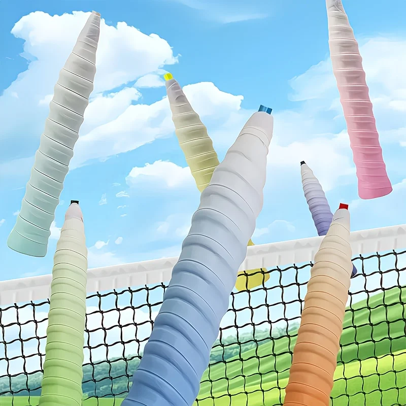 

Non-slip Badminton Racket Handle Grip Gradient Overgrip Tape Winding Tennis Racket Rubber Grip Racquet Supplies Outdoor Sports ﻿