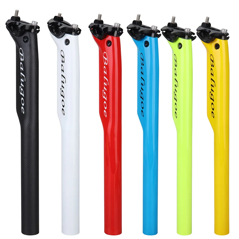 Carbon Fibre MTB Bike Seatpost  Seat Tube Road Bicycle Seatpost Mountain Bike Seatpost Black Red Green Blue Yellow White